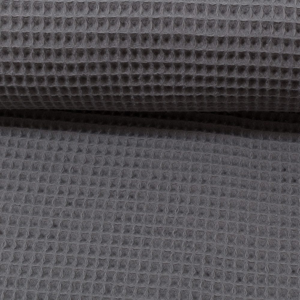 MAGAM-Stoffe Stoff "Ella", Waffelstoff 100% Baumwolle OEKO-TEX Meterware ab 50cm