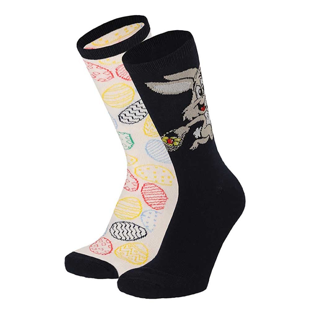 Socken Kinder Ostersocken 2er Pack Hasen u Oster-Motive
