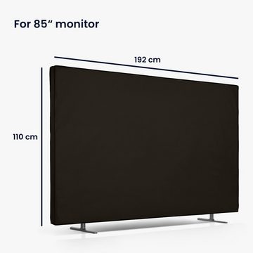 kwmobile Abdeckhaube 85" TV Hülle, Fernseher Bildschirmschutz Abdeckung - TV Bildschirm Staubschutzhülle