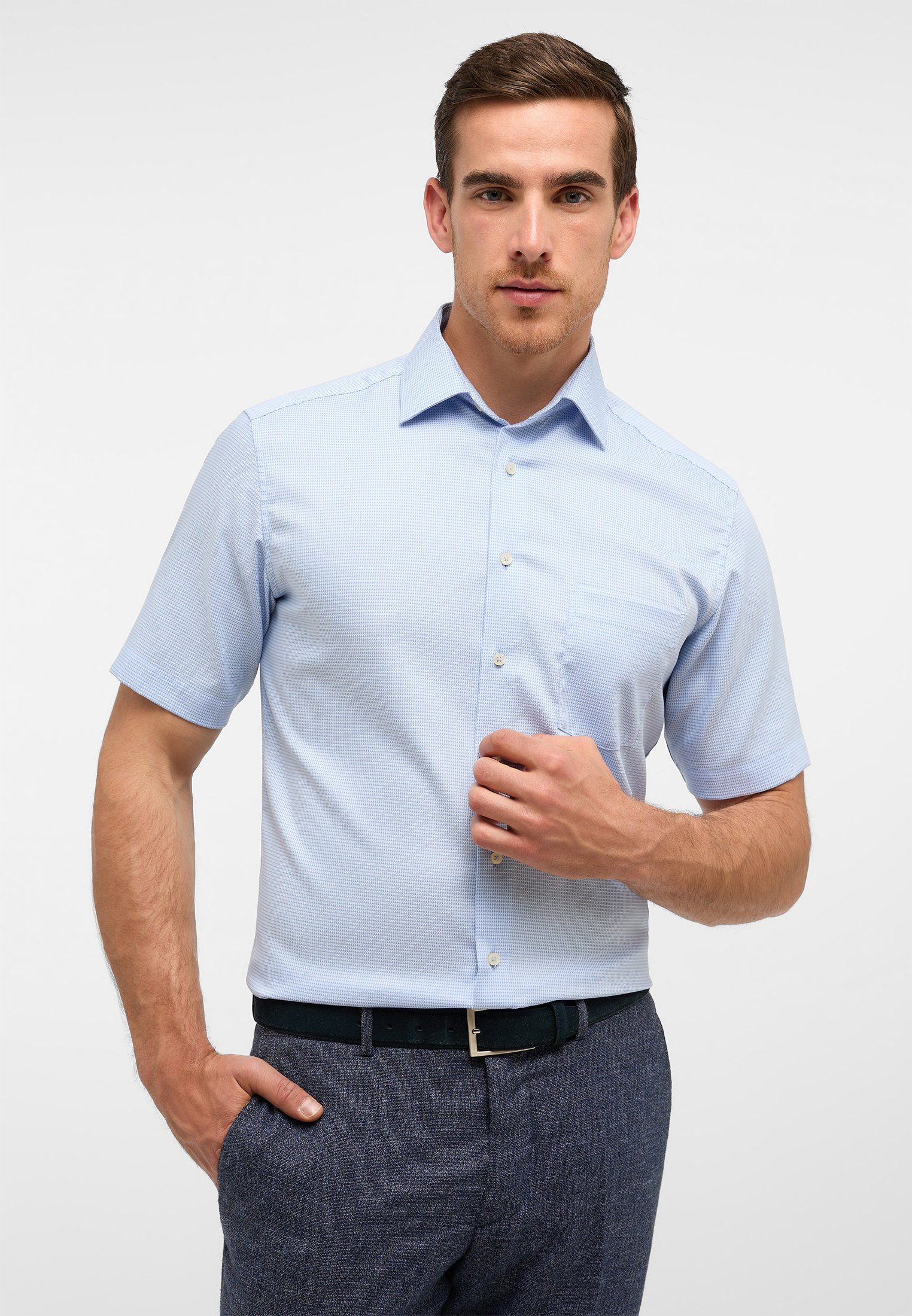 Eterna Kurzarmhemd MODERN FIT günstig online kaufen