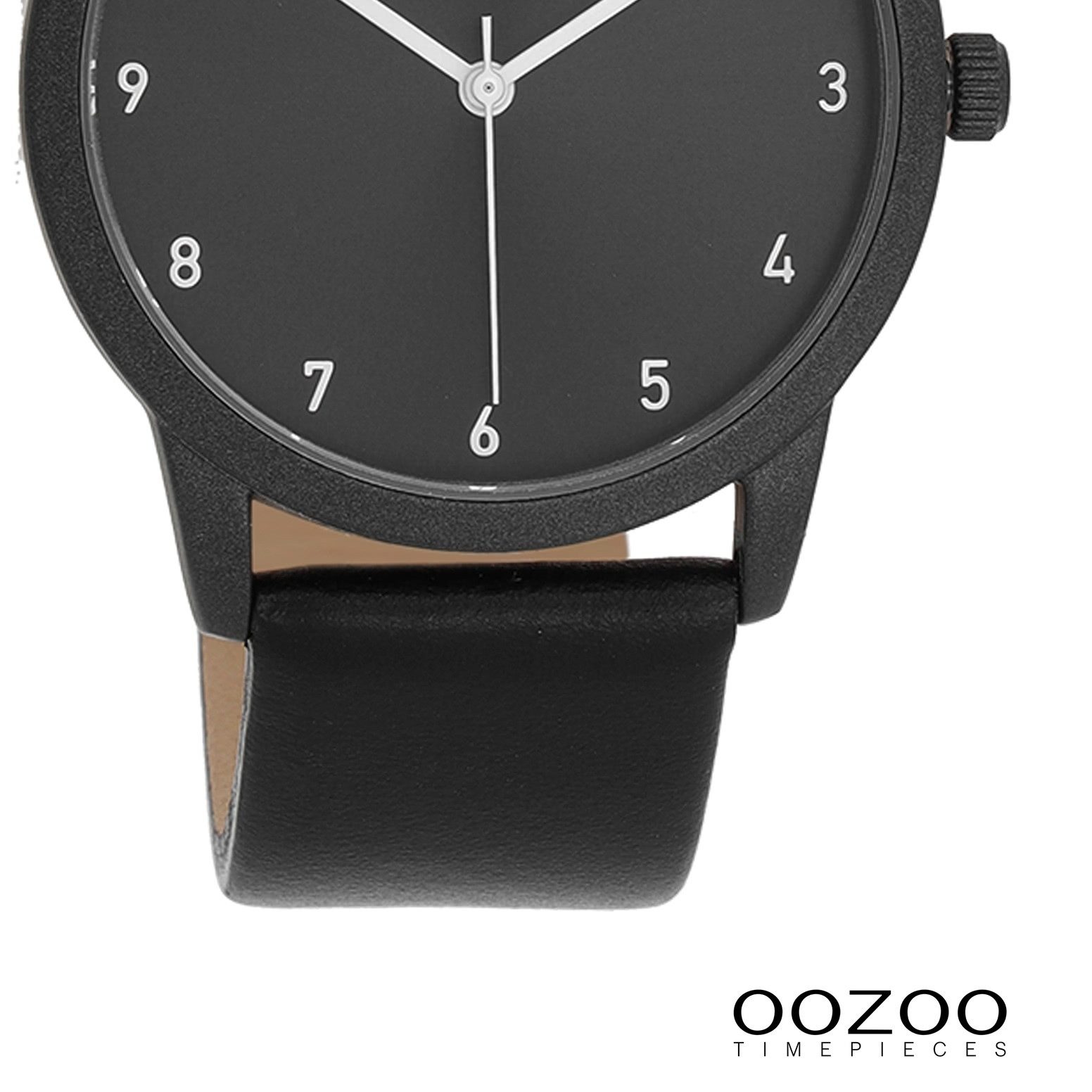 OOZOO Quarzuhr Oozoo Damen Armbanduhr Timepieces Analog, (Analoguhr), Damenuhr rund, mittel (ca. 38mm) Lederarmband, Fashion-Style