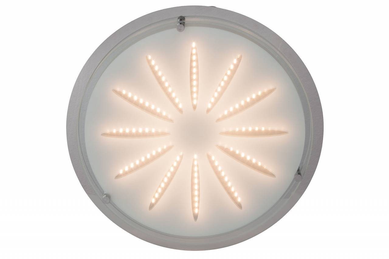 int Brilliant Lampe LED Wand- Cathleen Cathleen, 15W Deckenleuchte 1x und 3000K, LED 33cm chrom Deckenleuchte