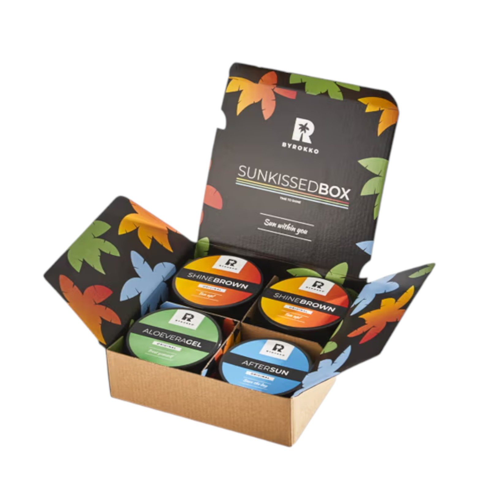 BYROKKO Selbstbräunungscreme Sunkissed Box, 4-tlg.