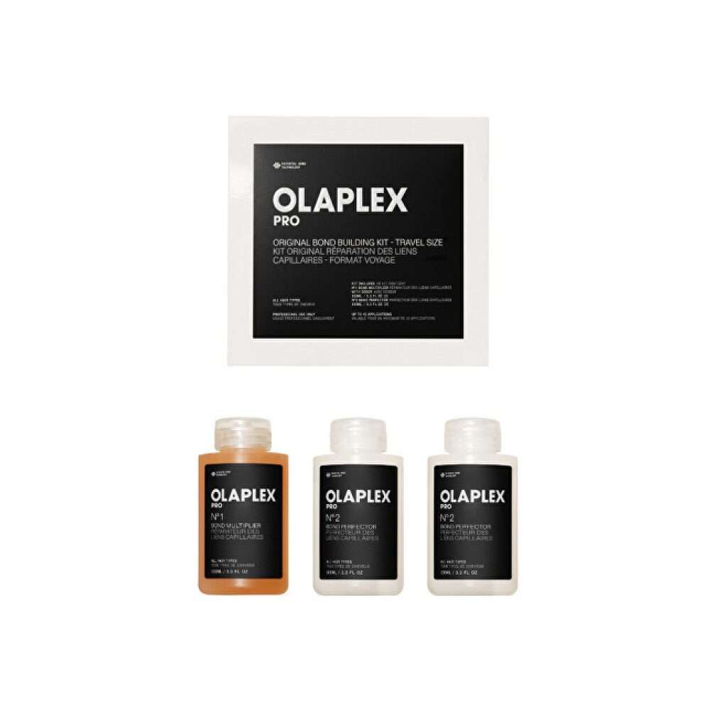 Olaplex Haarpflege-Set Salon Kit No.1 Bond Multiplier + No.2 Bond Perfector 2 x + Dispensor