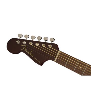 Fender Westerngitarre, Newporter Player Lefthand WN Natural - Westerngitarre für Linkshände