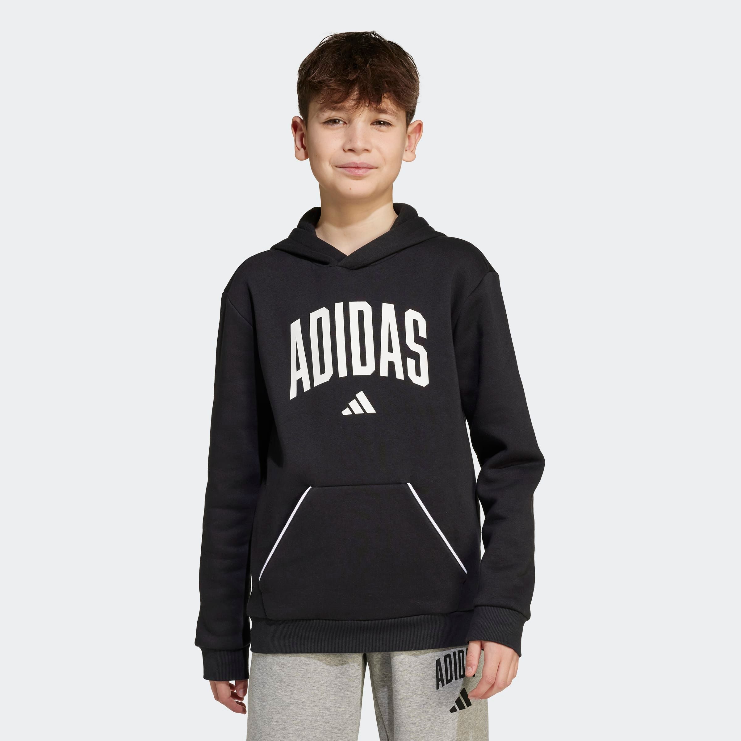 adidas Sportswear Kapuzensweatshirt SEASONALS ESSENTIALS COLLEGIATE TYPOGRAPHY KIDS HOODIE