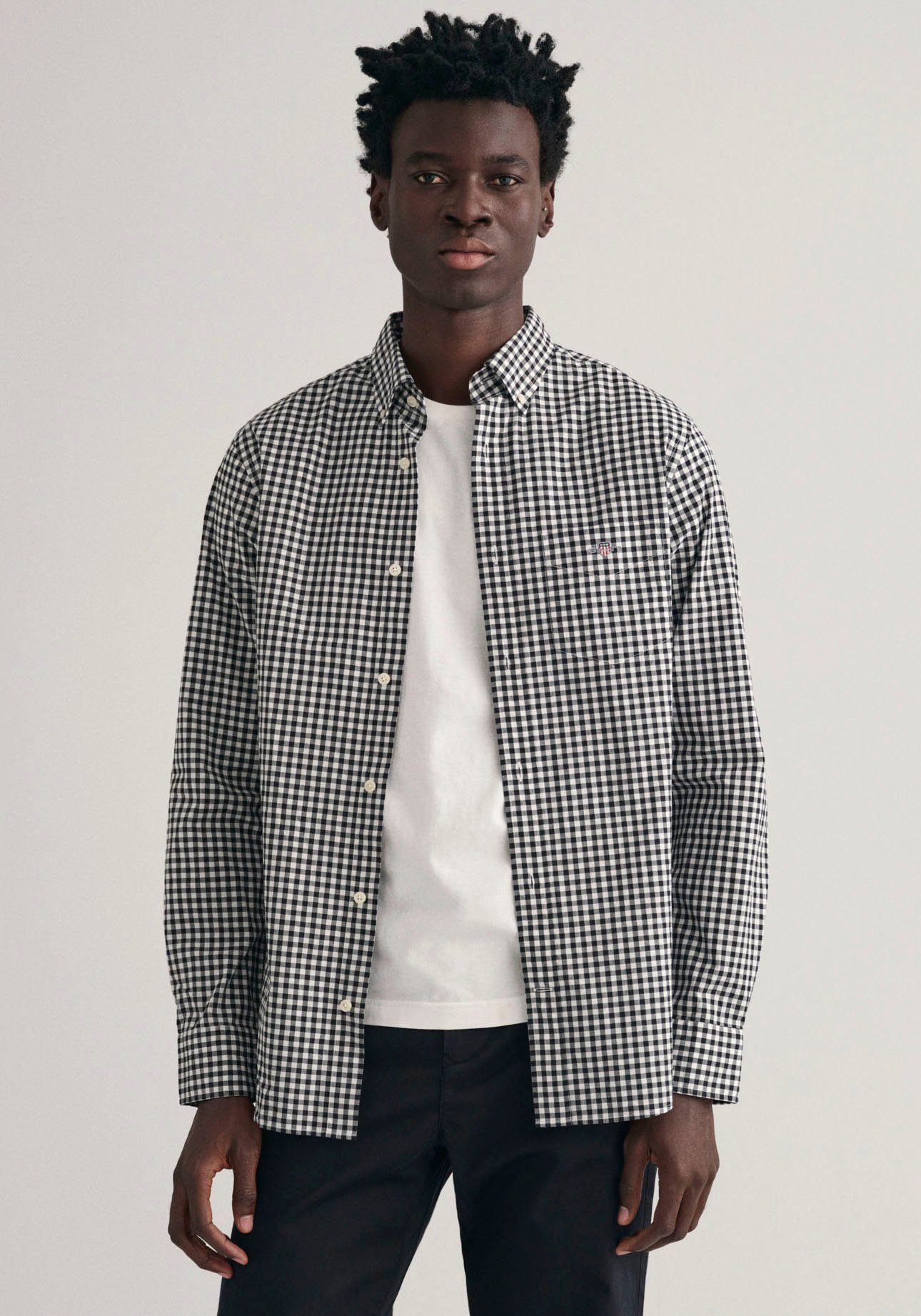 Langarmhemd REG POPLIN GINGHAM SHIRT