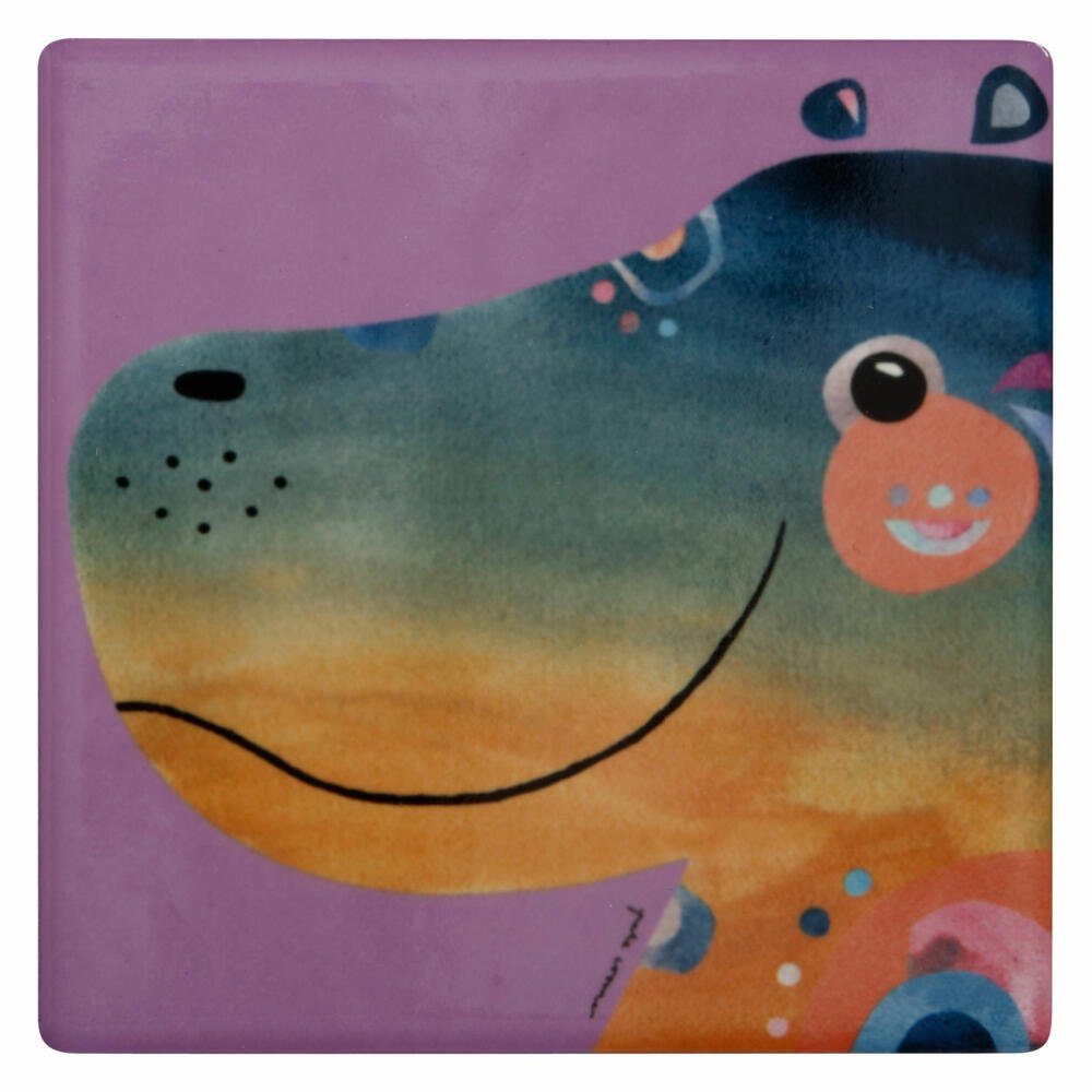 Tasse à Café Maxwell & Williams Pete Cromer Hippo - Porcelaine 420ml, Design Coloré Et Joyeux