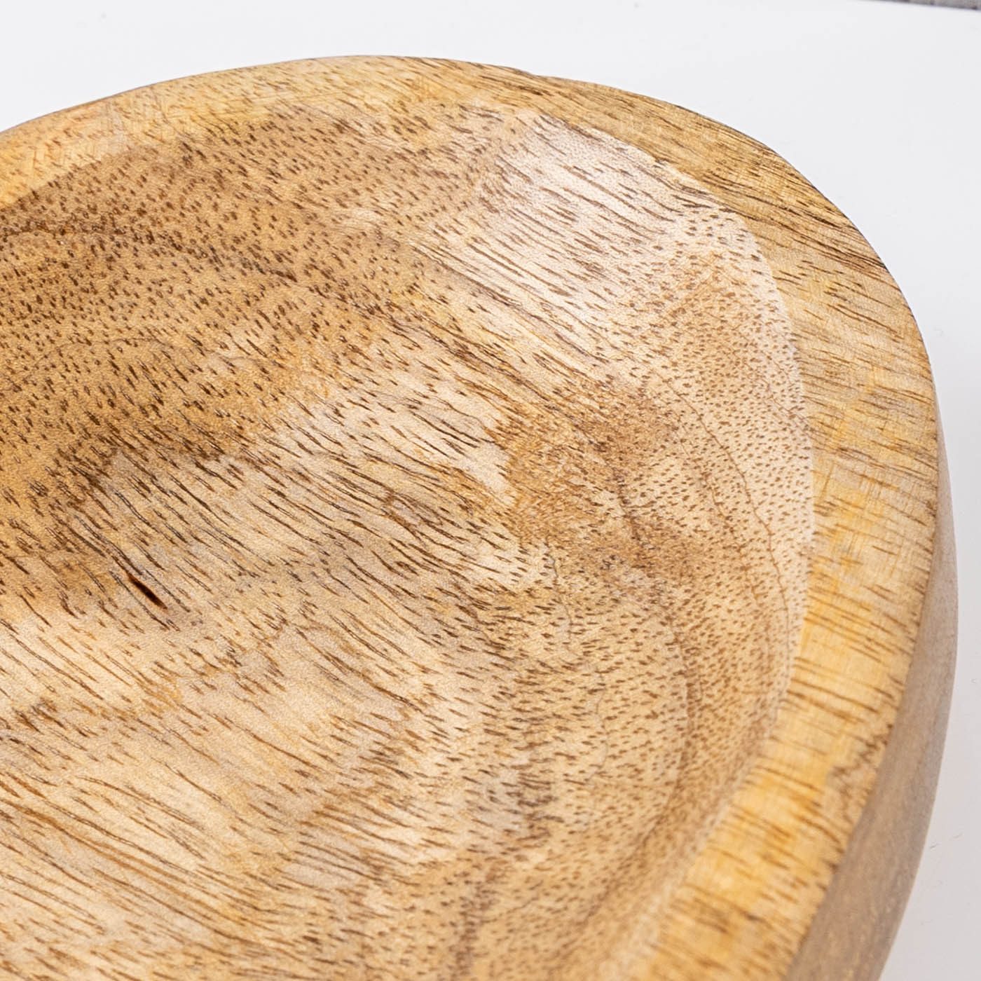 Levandeo® Dekoteller, Holz-Teller Herz 20x20cm Mangoholz Dekoteller Holzschale Herzform