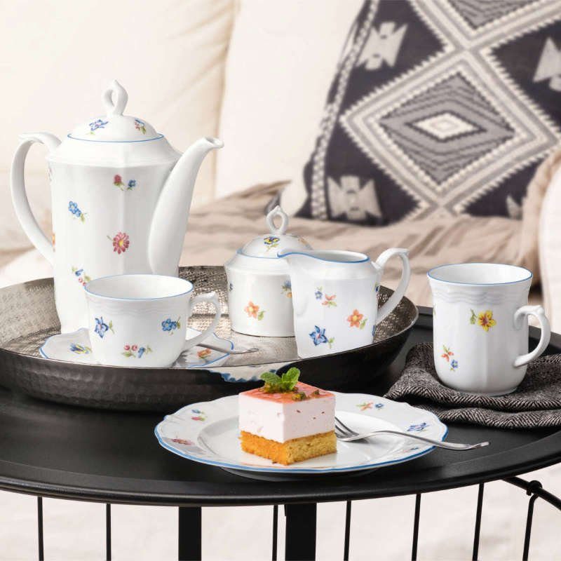 Seltmann Weiden Servierplatte Sonate Nostalgie, Porzellan, 31x23 cm