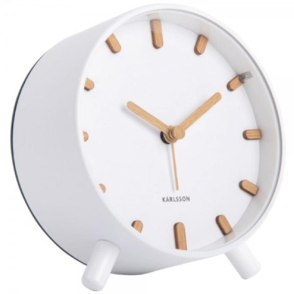 Karlsson Uhr Wecker Grace Metal White günstig online kaufen