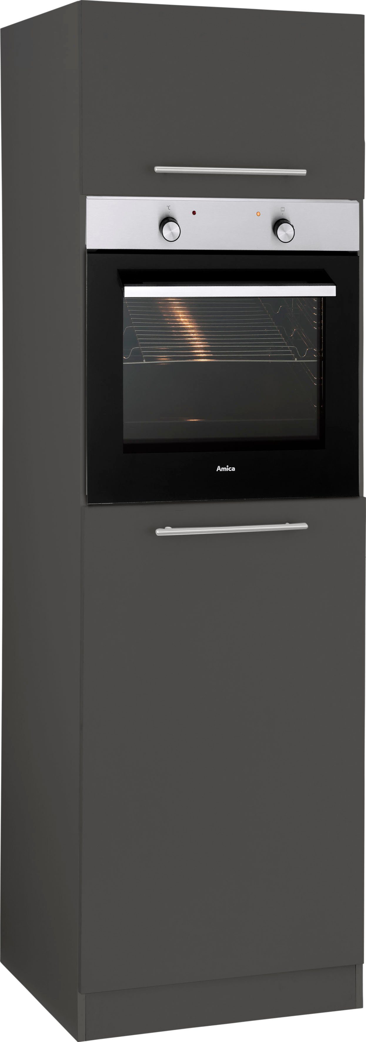 wiho Küchen Backofen/Kühlumbauschrank Unna 60 cm breit
