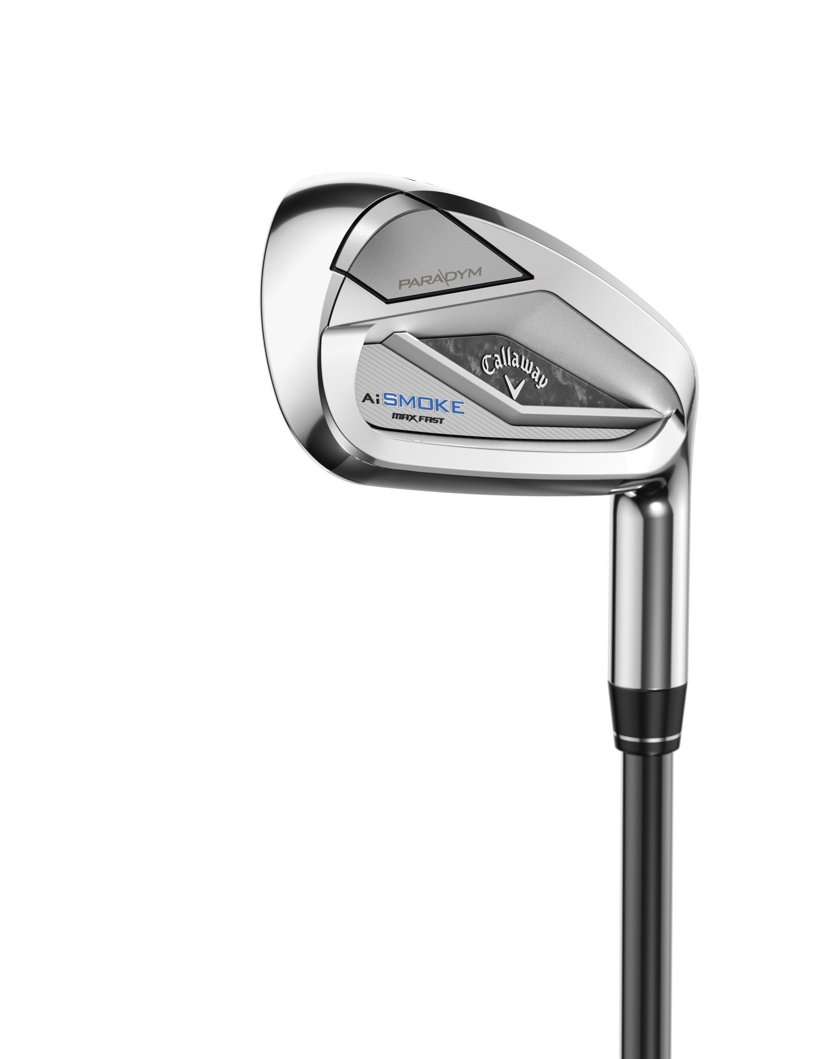 Callaway Eisenschläger Callaway Paradym Ai Smoke MAx Fast Iron/Eisen Herren Golfschläger, Herren, Rechts, Flex R2, Tensei Blue, Graphite, 35° (8)
