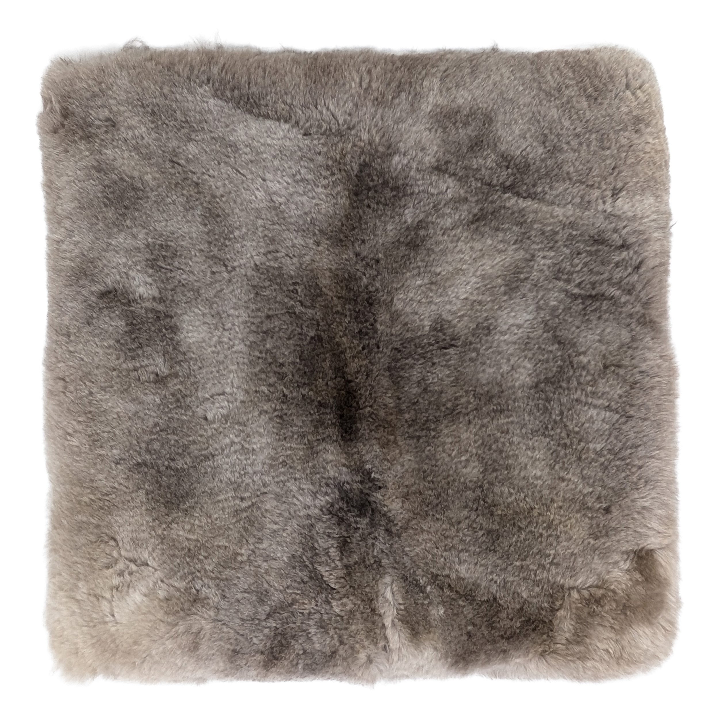 Reissner Lammfelle Sitzkissen Sitzauflage SOFI ungefärbte naturbunte Merino Lammfelle 35x35cm