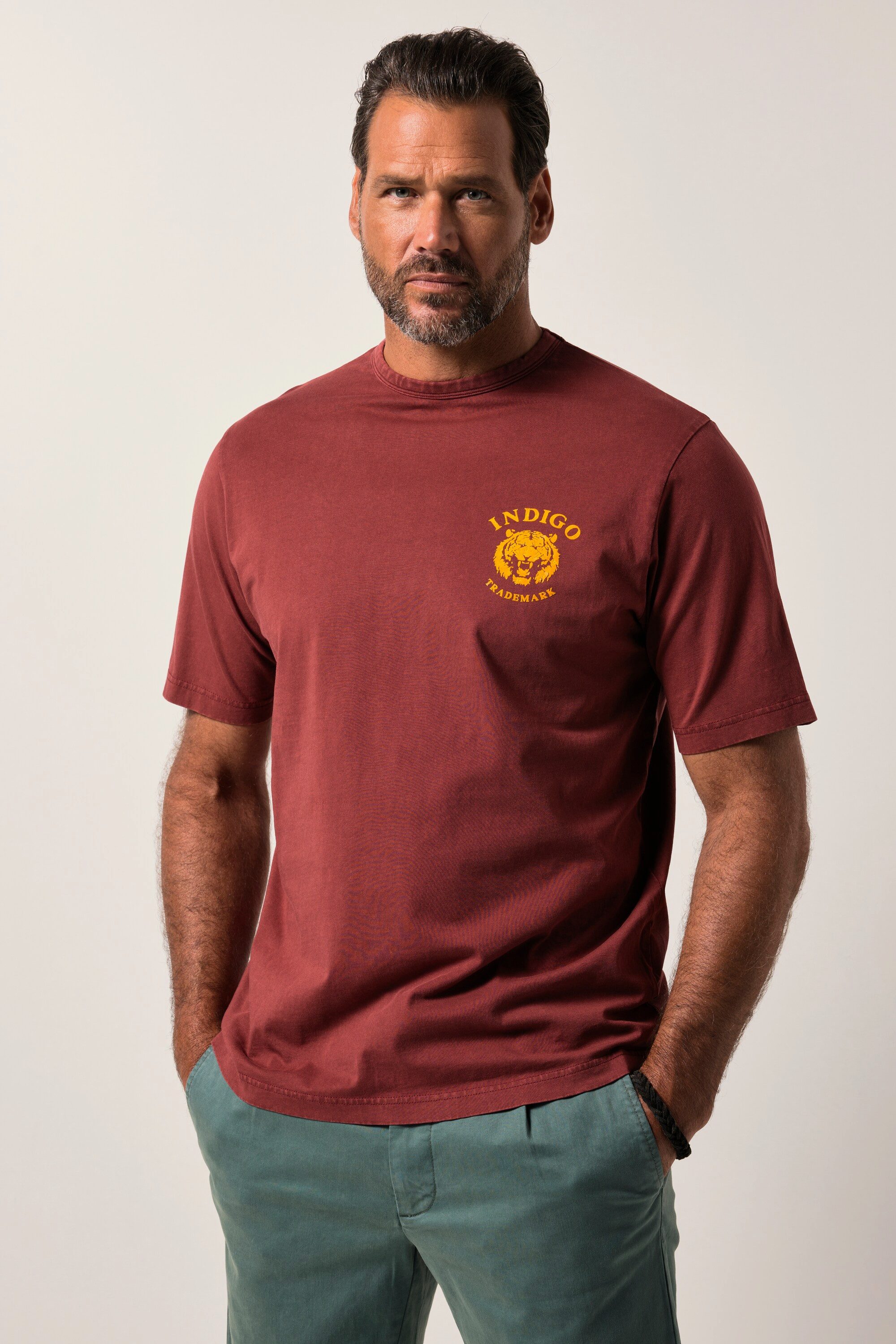 JP1880 T-Shirt JP1880 T-Shirt Halbarm Print Vintage Look bis 8 XL günstig online kaufen