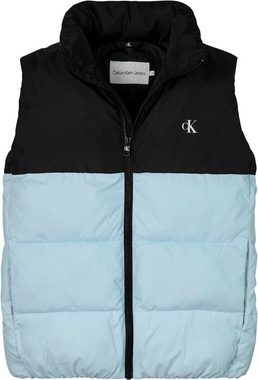 Calvin Klein Jeans Steppweste NYLON COLOR BLOCK PUFFER VEST für Kinder bis 16 Jahre