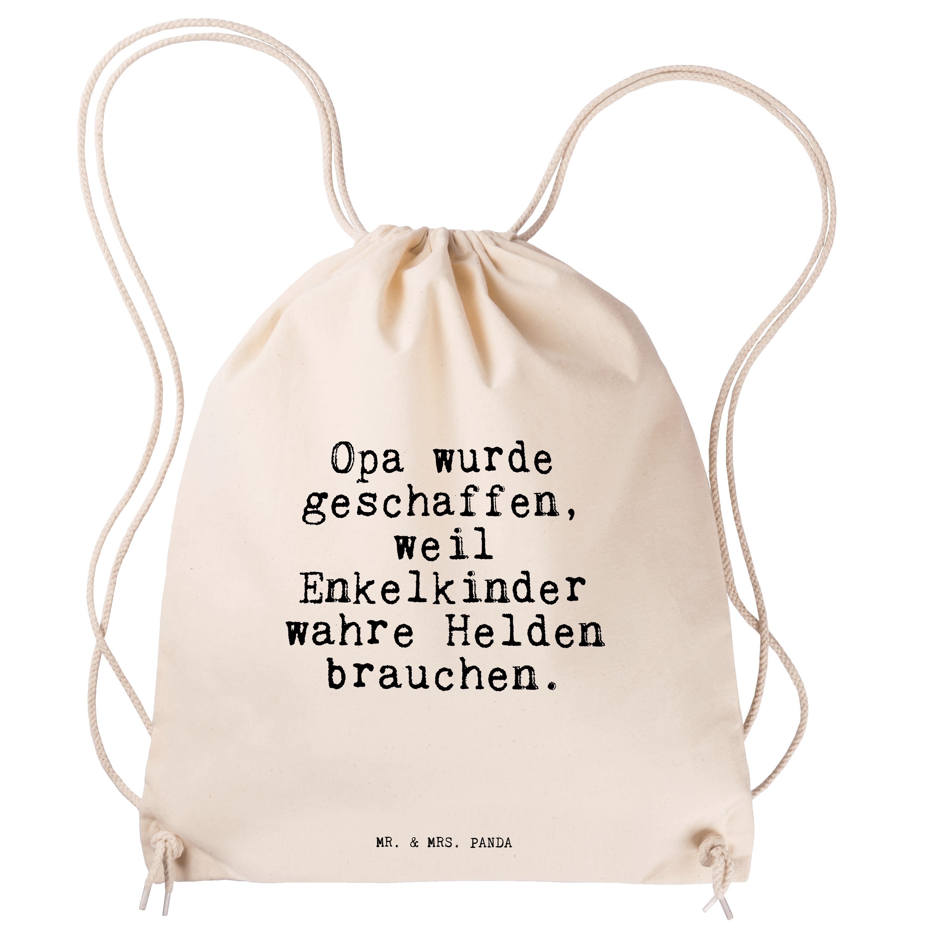 Mr. & Mrs. Panda Sporttasche »Opa wurde geschaffen, weil