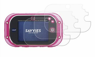 Savvies Schutzfolie für Vtech Kidizoom Touch 5.0 2018, Displayschutzfolie, 6 Stück, Folie klar