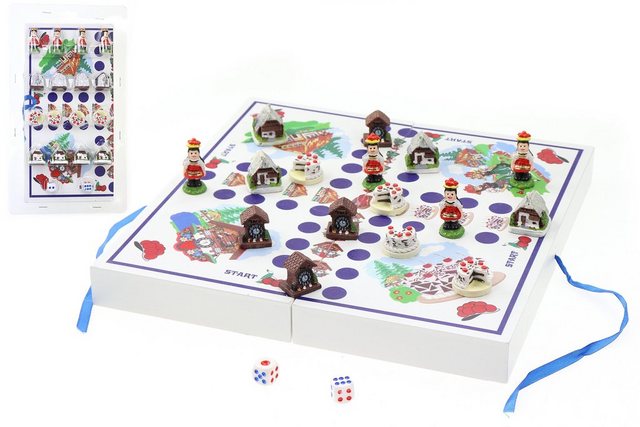 ELLUG Spiel, Gesellschaftsspiel »Würfelspiel Brettspiel Schwarzwald Black Forrest Bollenhut 25*25*3cm«