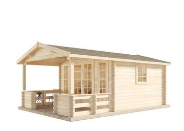 Alpholz Gartenhaus Lappland-A ISO, BxT: 385x578 cm, Beige
