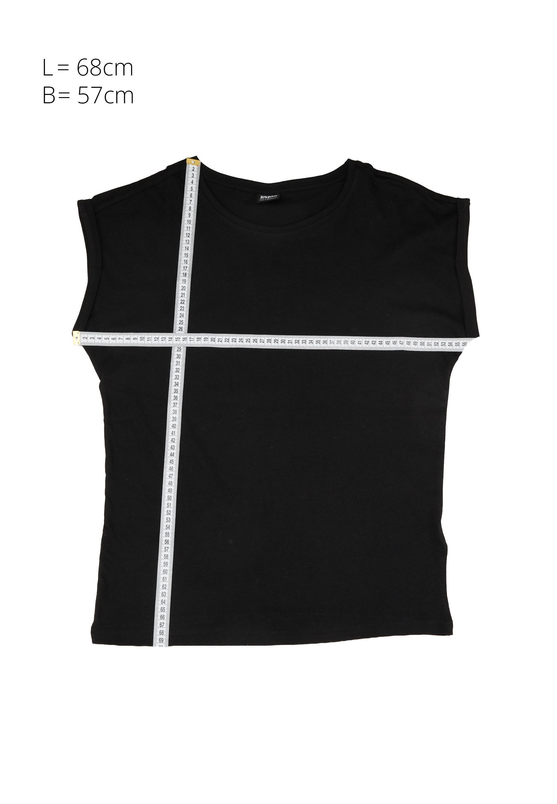 URBAN CLASSICS Kurzarmshirt Urban Classics Damen Ladies Extended Shoulder Tee (1-tlg) – Bild 5 von 5