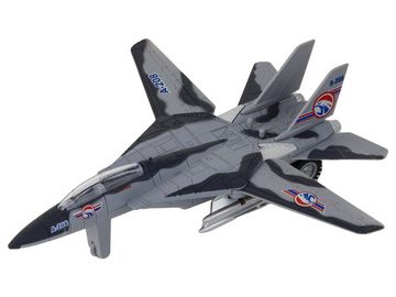 LEAN Toys Spielzeug-Flugzeug Jagdflugzeug Militärflugzeug Kampfflugzeug Moro Licht Sounds Spielzeug
