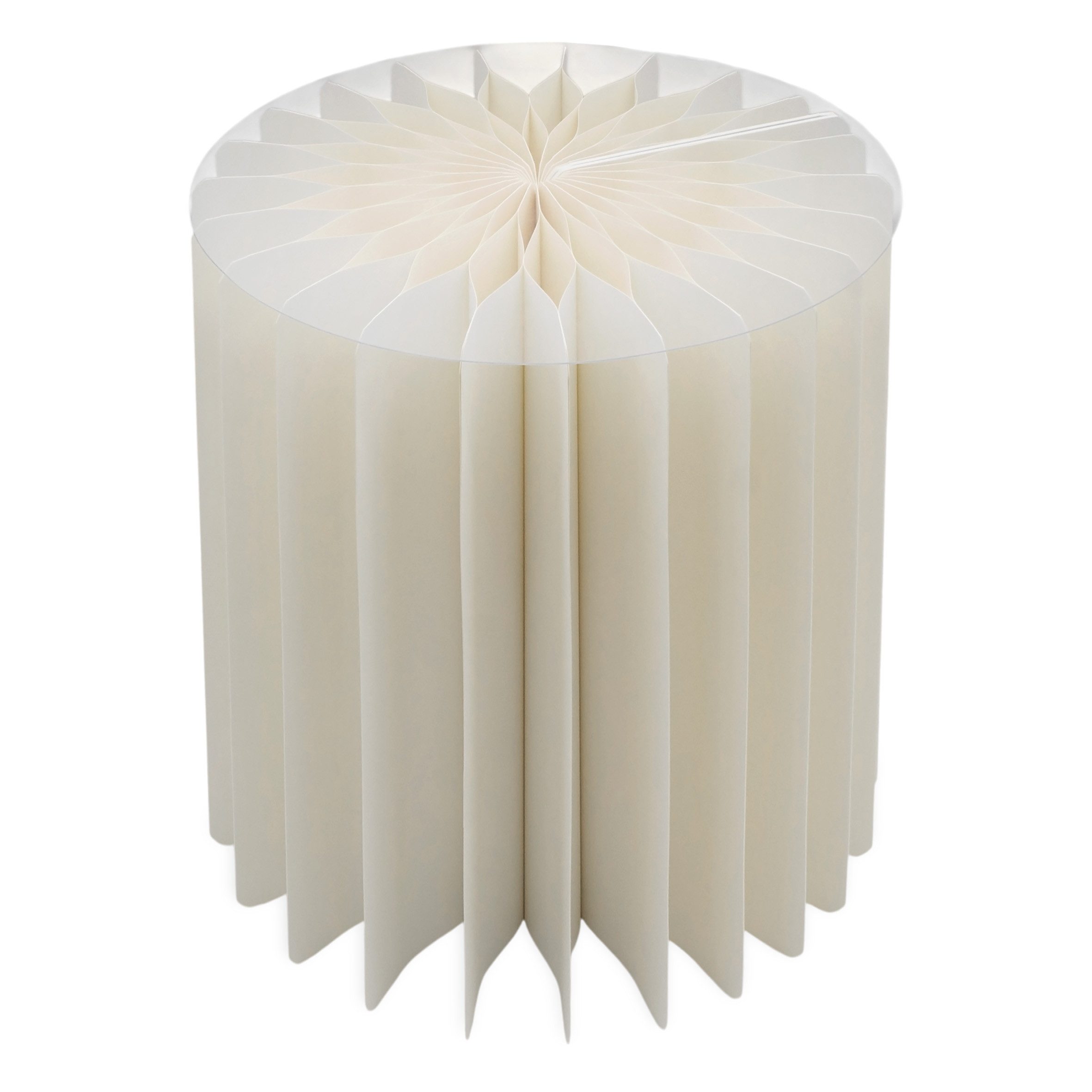 Spetebo Beistelltisch Design Dekotisch aus Papier in weiß (Anzahl, 1-St., S günstig online kaufen