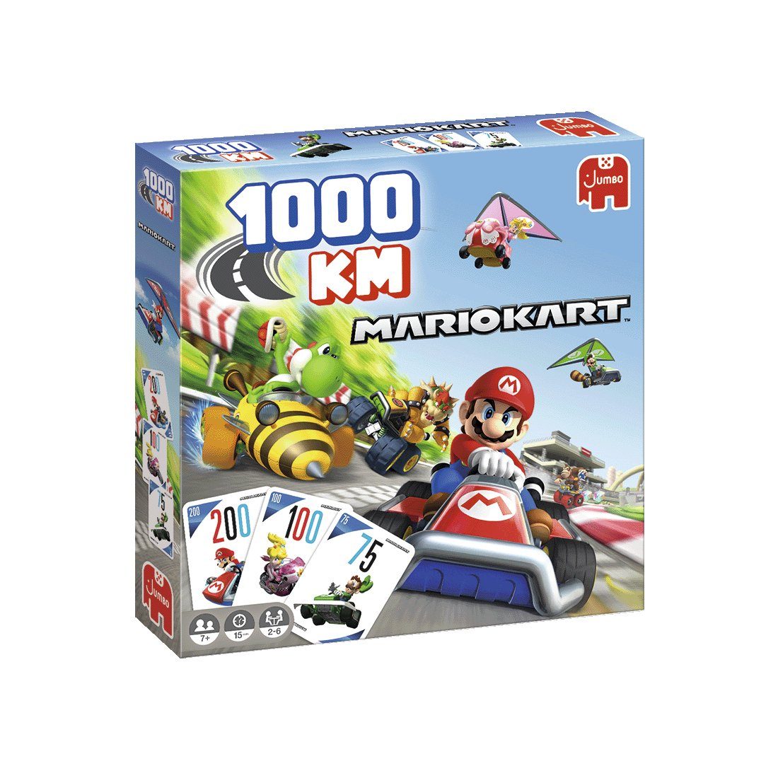 Familienspiel Kart 1000KM Spiel, Jumbo 1110100011 Spiele Mario Spiele Jumbo