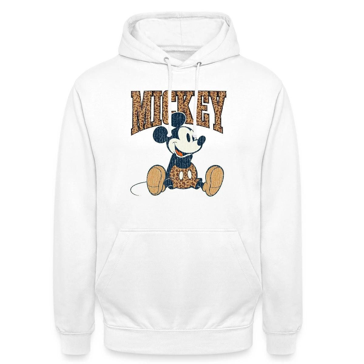 Spreadshirt Hoodie Mickey & Minnie Mickey Mouse Im Leo Look Unisex Hoodie (1-tlg)