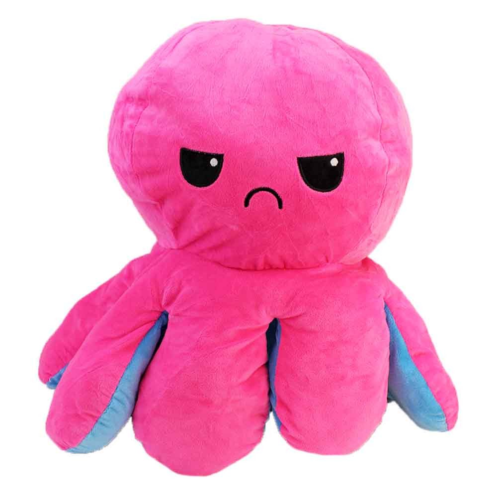 Posh Paws Kuscheltier Wende Oktopus groß blau und rosa - ca. 60 cm (1-St)