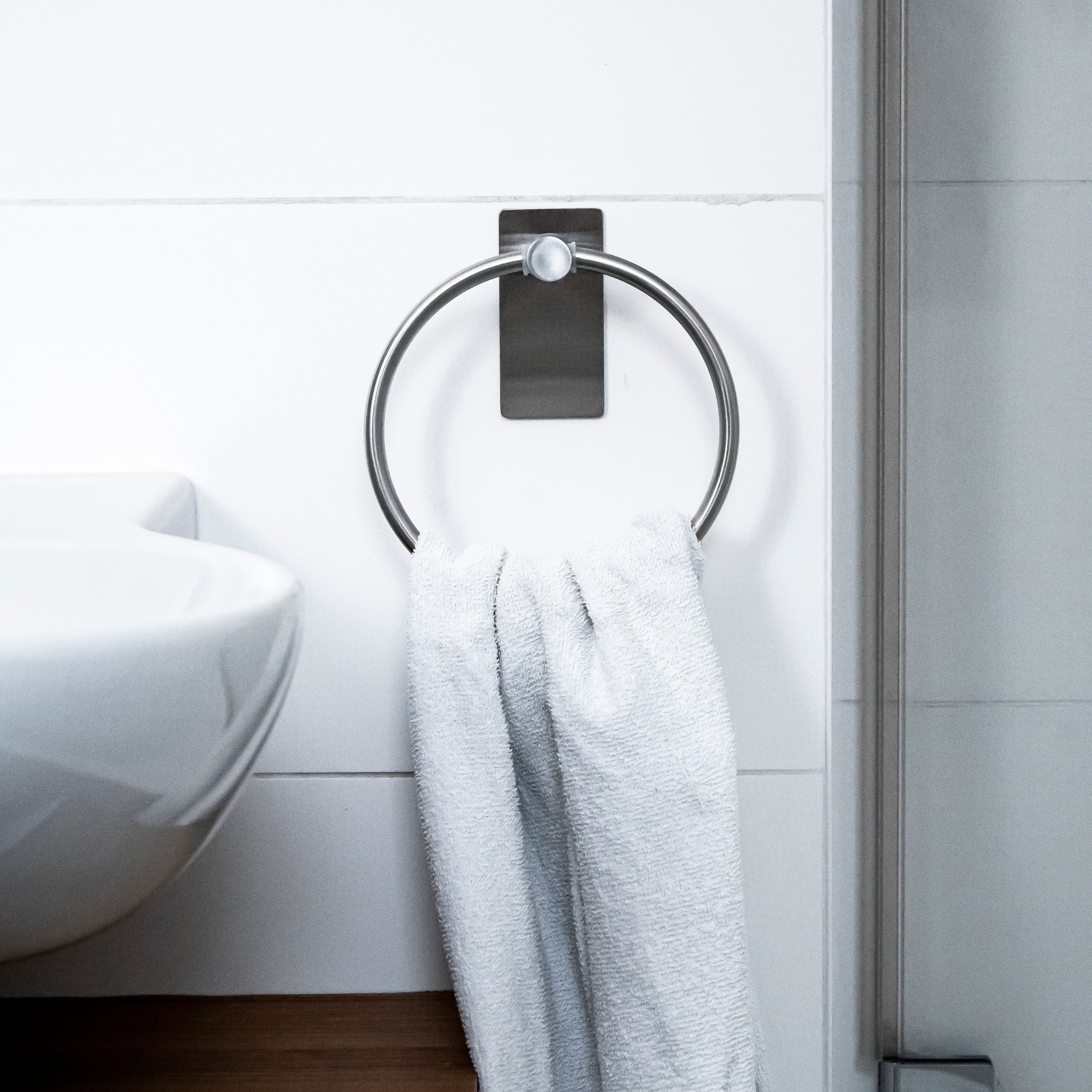 ELMOWO Handtuchring ohne Bohren für Badezimmer & Gäste-WC, Handtuchhalterun günstig online kaufen