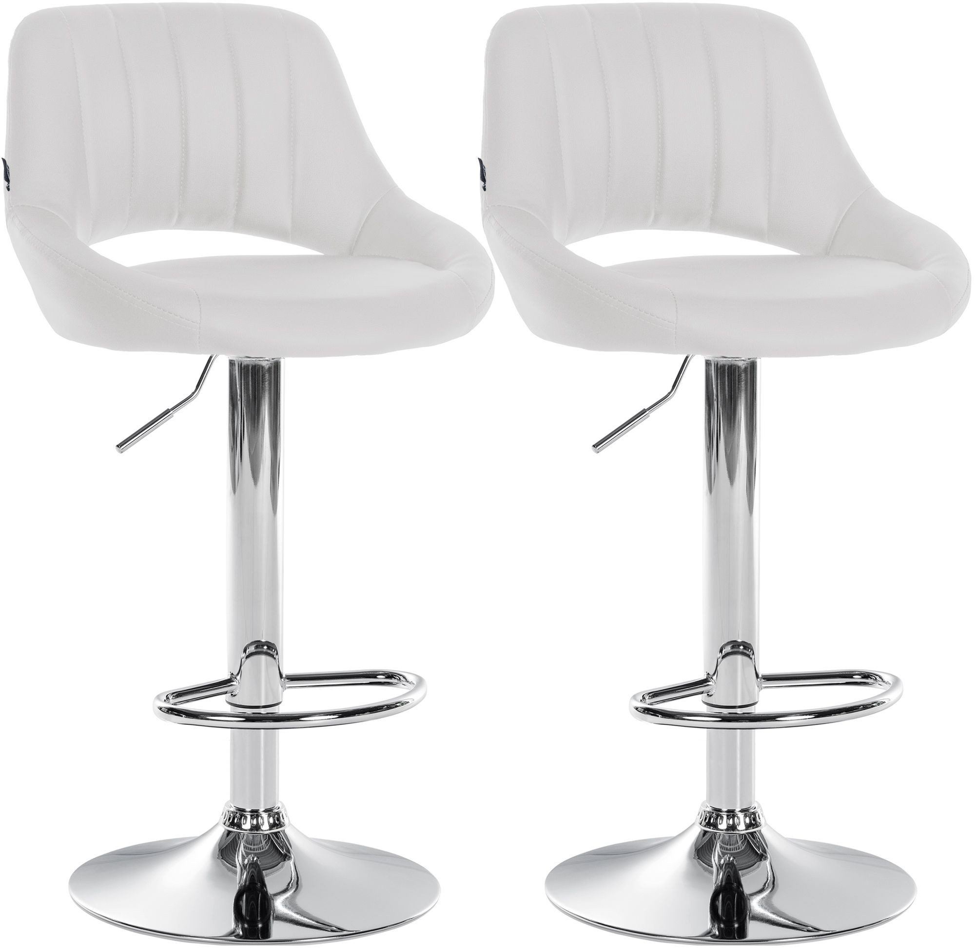 CLP Barhocker Milet Kunstleder (Set, 2er), Kunstleder, höhenverstellbar und drehbar