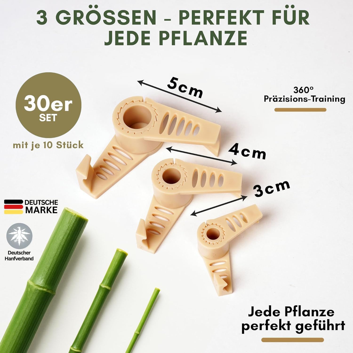 Grow Expert Gartenpflege-Set 30 Pflanzenbieger Grow LST Clips 0–360° Winkel günstig online kaufen