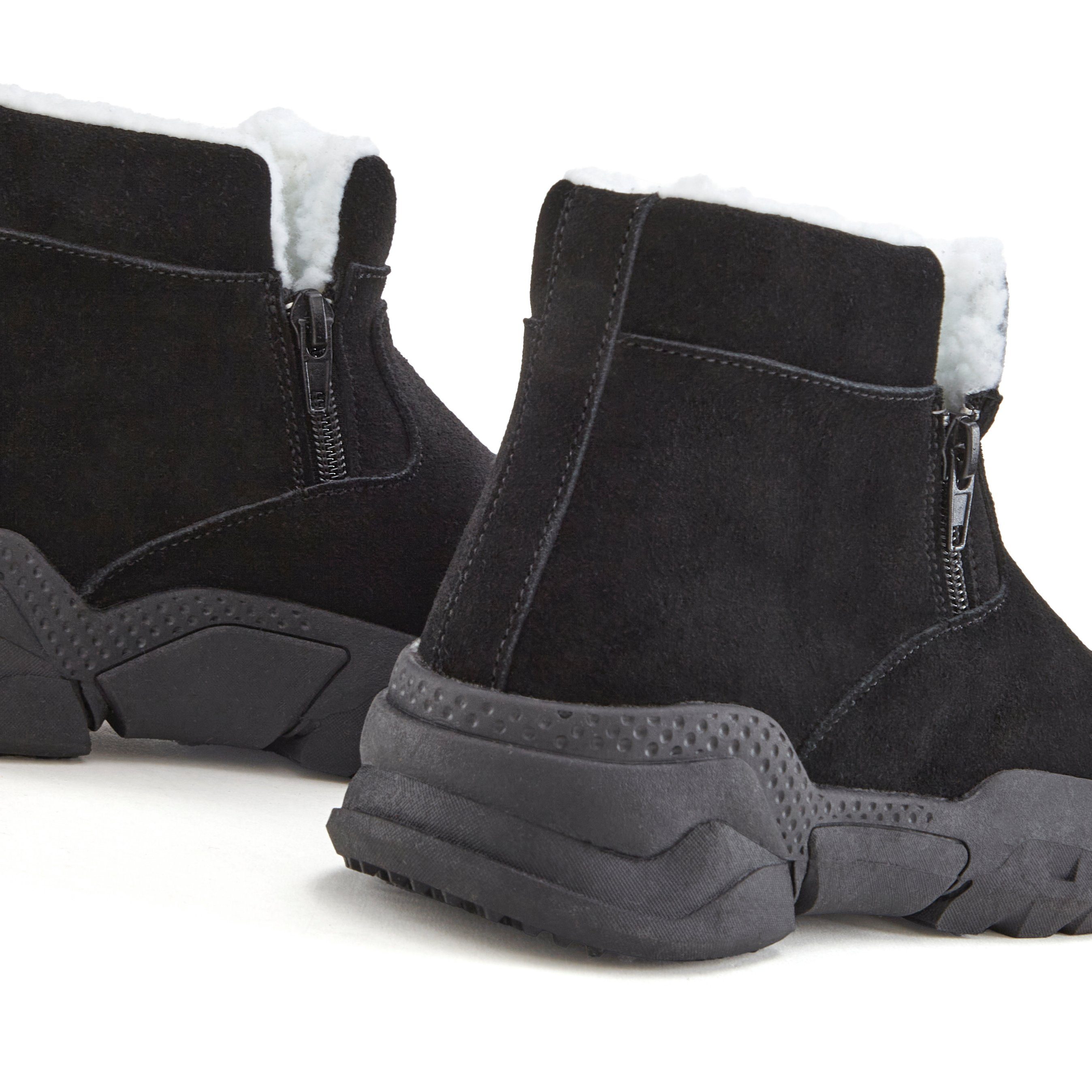 Vivance by Lascana Winterstiefel, Stiefel, Boots, Outdoorboots, Stiefelette aus weichem Veloursleder mit Warmfutter – Bild 5 von 5