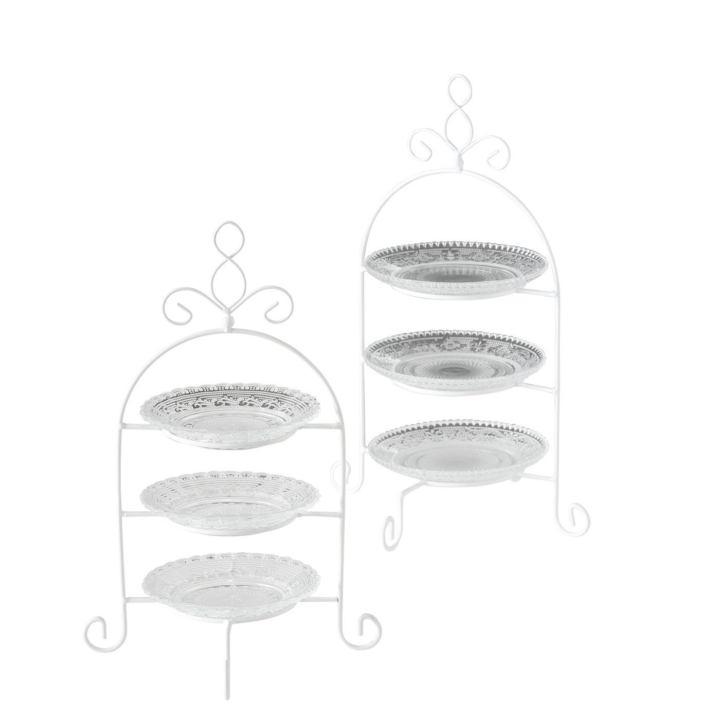 BOLTZE Dekoetagere Etagere Madita, 37cm, Klarglas