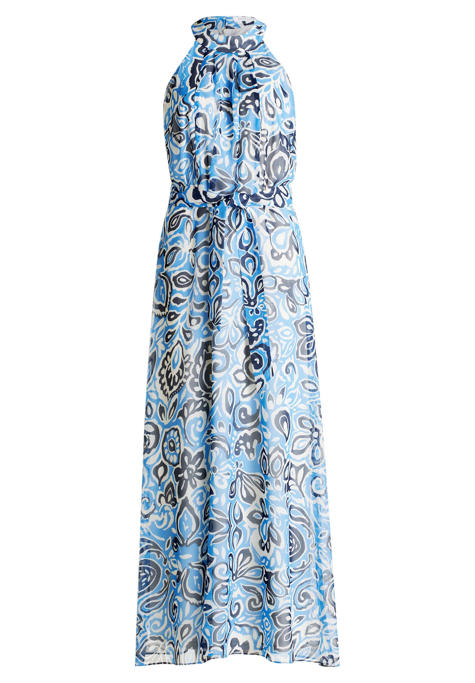 Betty&Co Chiffonkleid Damen ohne Arm Nahtführung