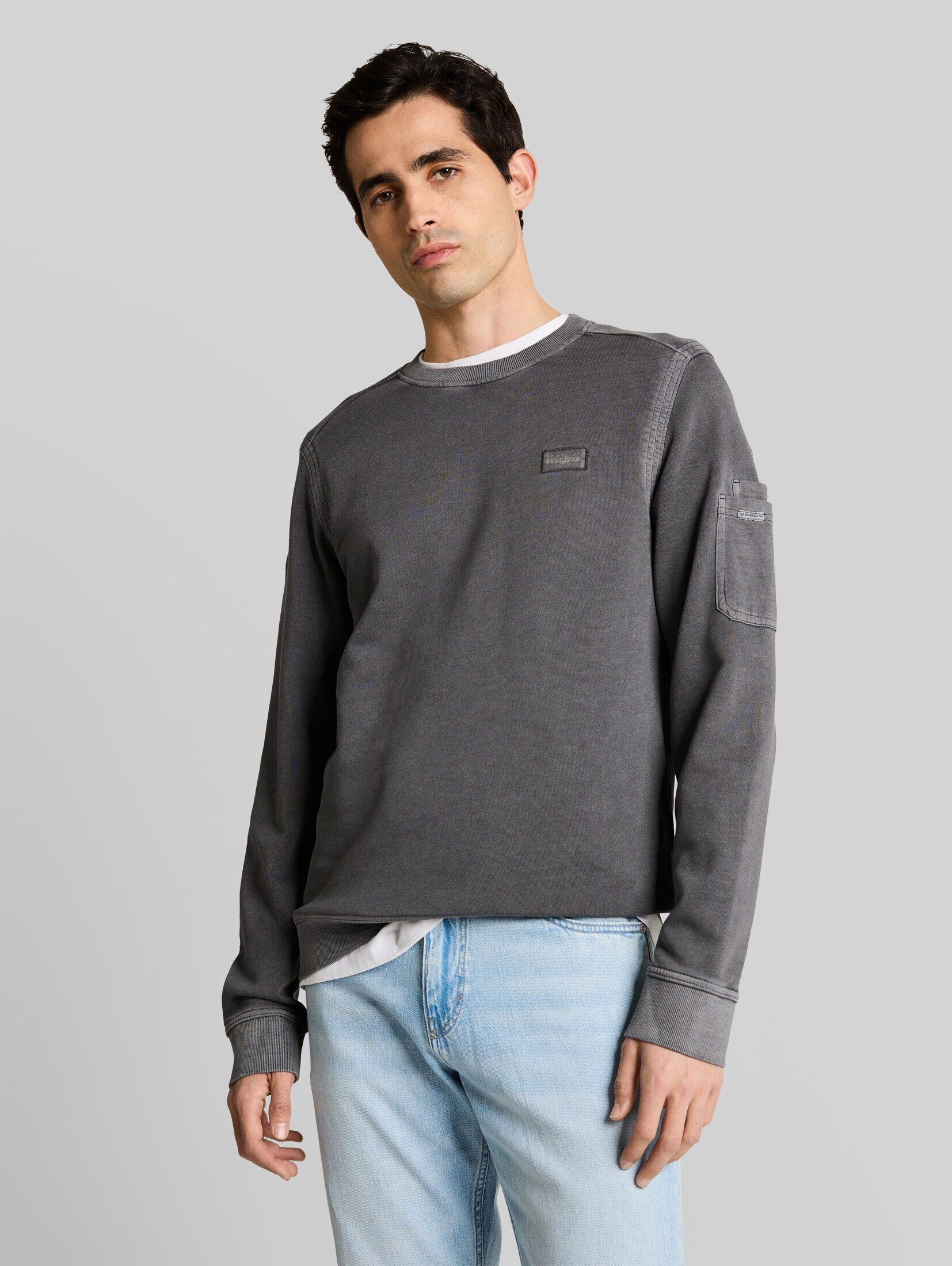 TOM TAILOR Sweatshirt Strick & Sweatshirts Sweatshirt mit Ärmeltasche