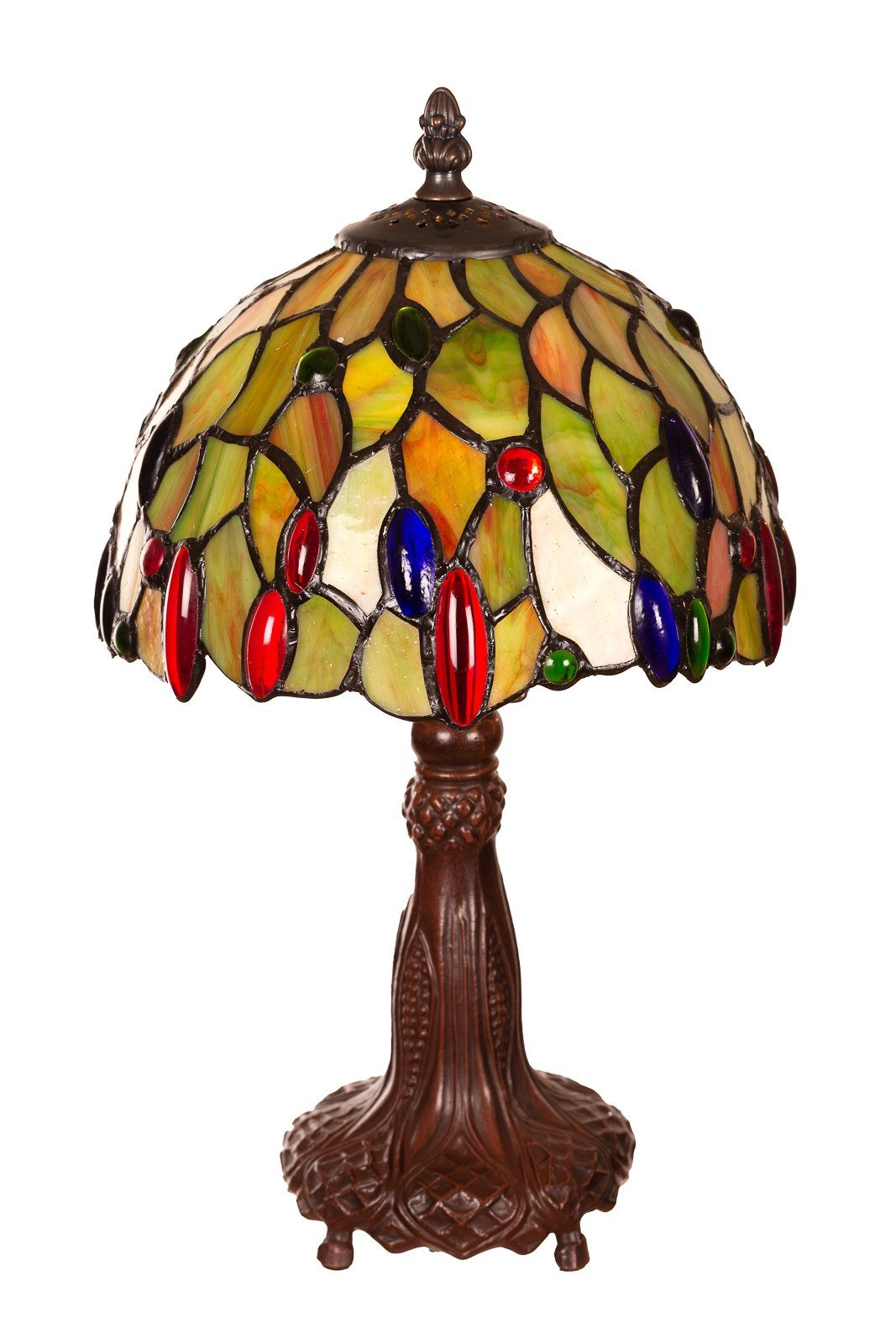 BIRENDY Motiv Steinchen Style Lampe Stehlampe Tiffany Dekorationslampe Tischlampe Ti147