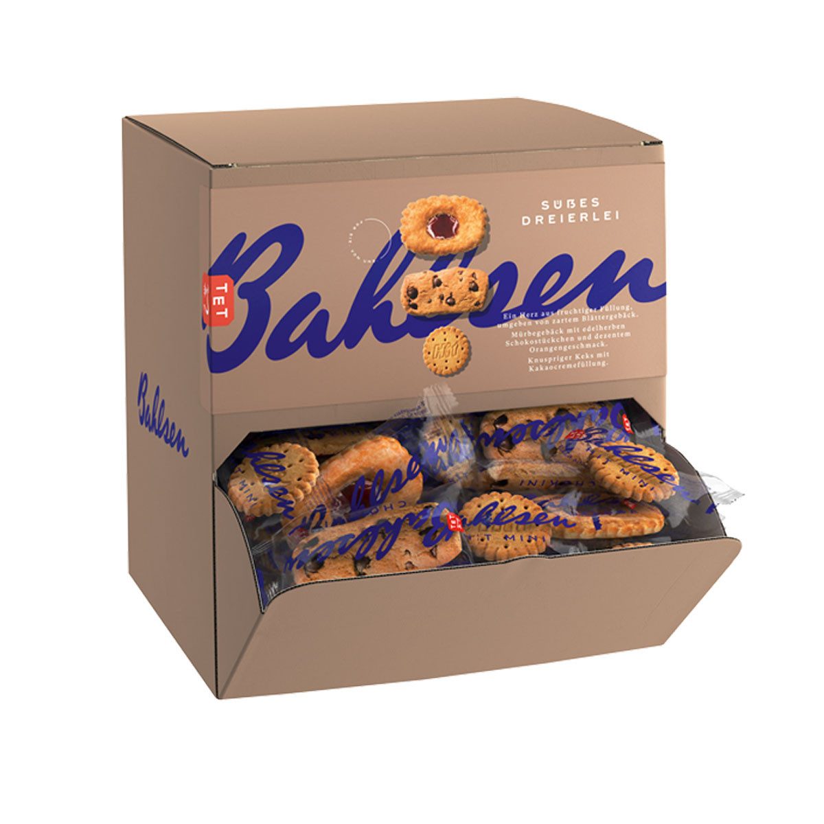 LEIBNIZ Kekse, Bahlsen Süsses Dreierlei Portionspackung Deloba Hit Minis Chokini 987g