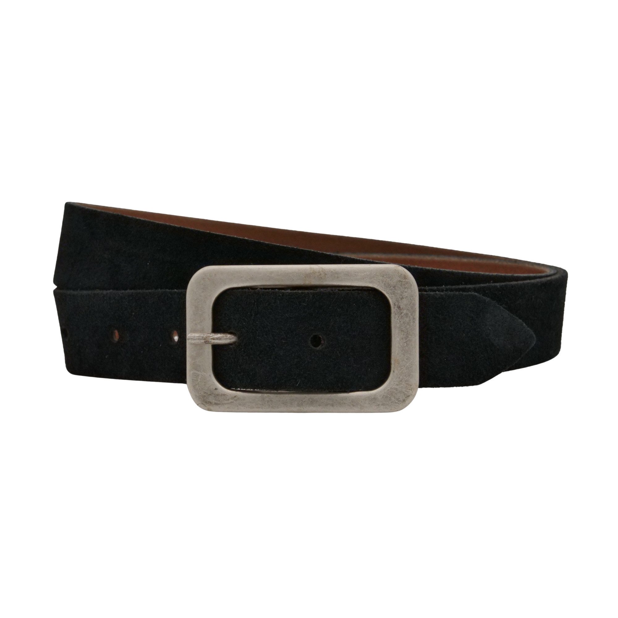AnnaMatoni Ledergürtel AnnaMatoni Damen Ledergürtel in hochwertigem Velour Leder 3cm