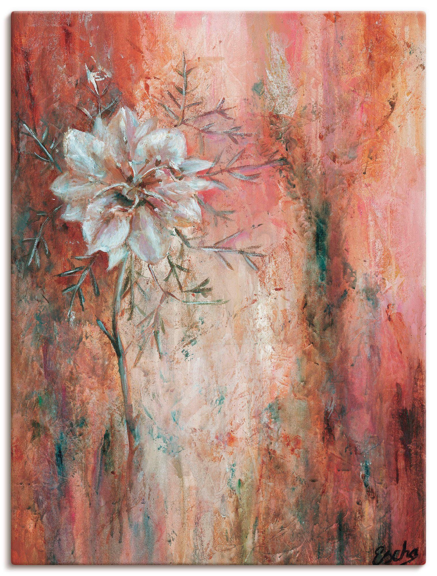 Artland Wandbild Schwarzkümmel I, Blumen (1 St), als Leinwandbild, Wandaufkleber oder Poster in versch. Größen
