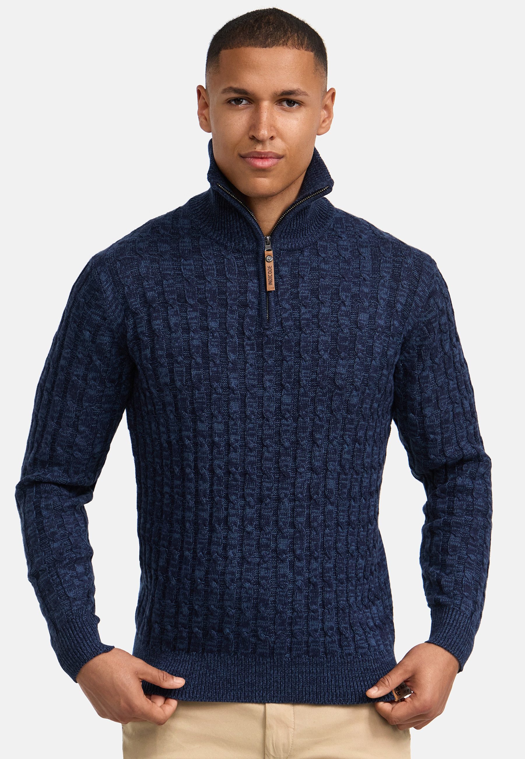 Indicode Strickpullover Herren INHector Pullover Herrenpullover