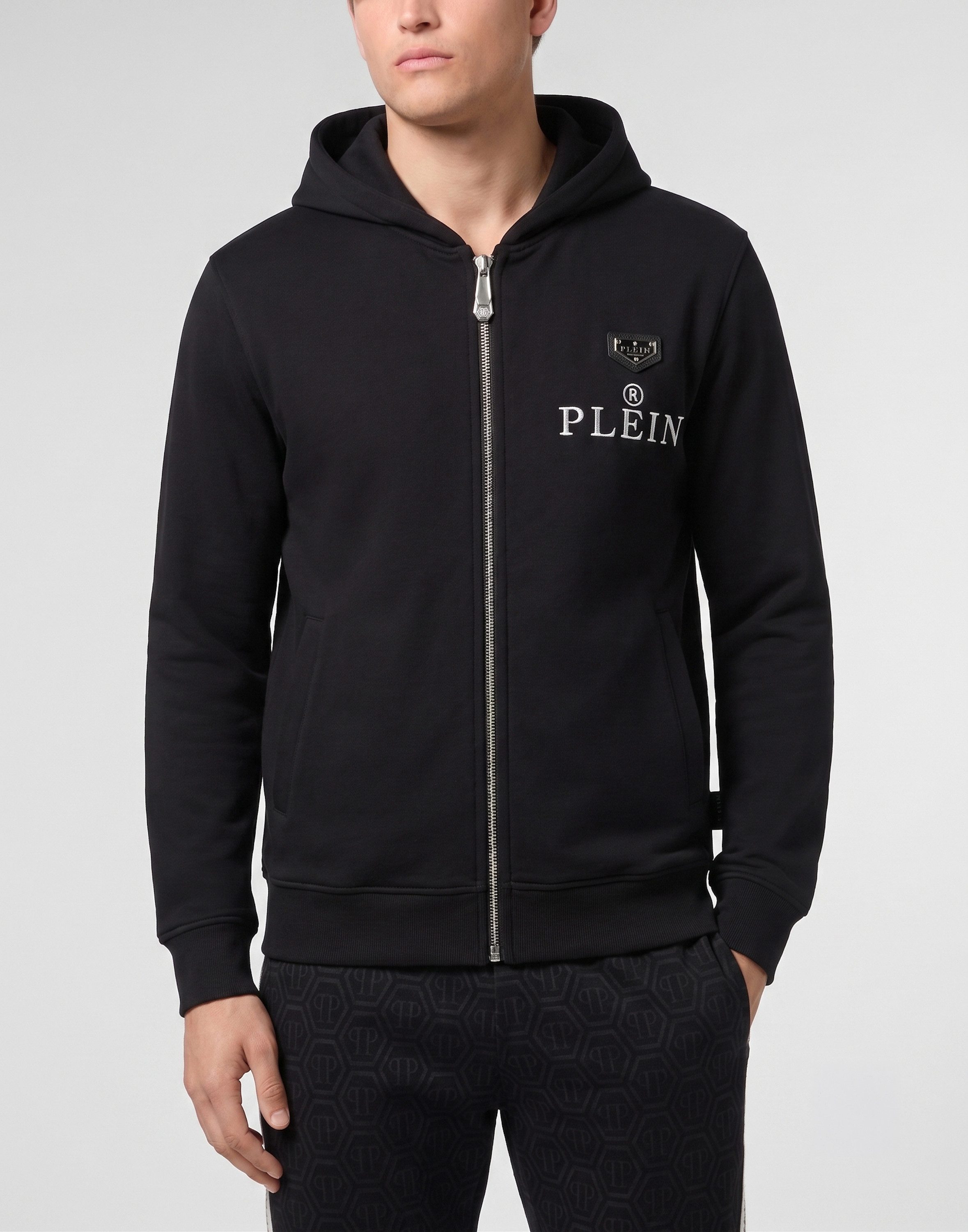 PHILIPP PLEIN Kapuzensweatjacke Kapuzen-Sweatjacke