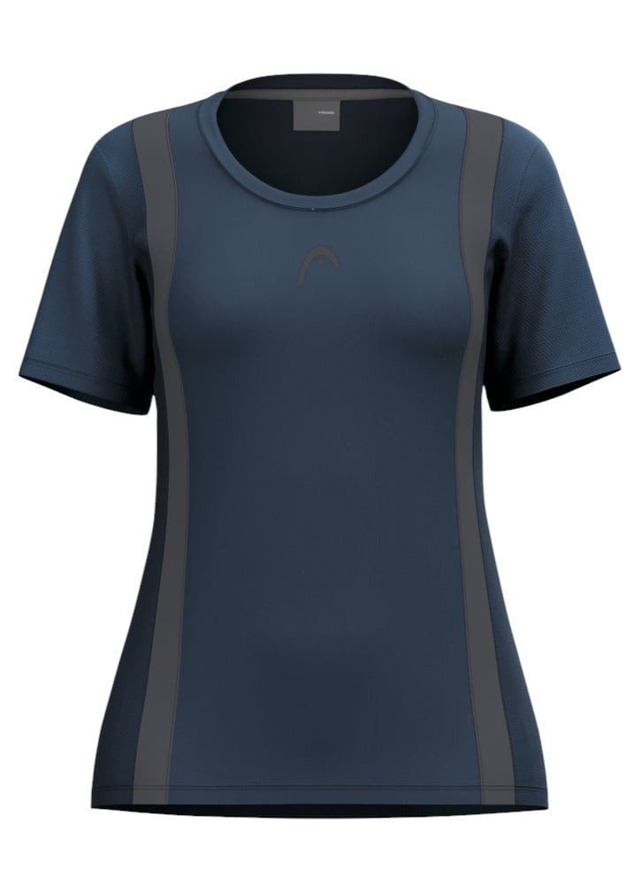 Head Tennisshirt Club 25 Tech (100% Polyester, schnelltrocknend) navyblau Damen