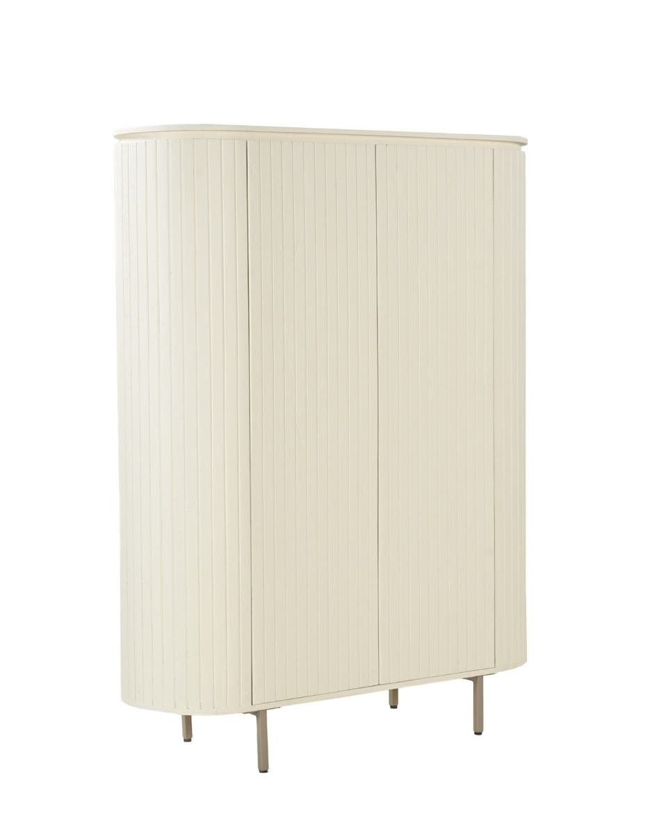 Natur24 Highboard Patou Highboard 115x151x43 cm Mangoholz Weiß