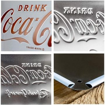 Nostalgic-Art Metallschild Blechschild 15x20 cm - Coca-Cola - Refresh Yourself