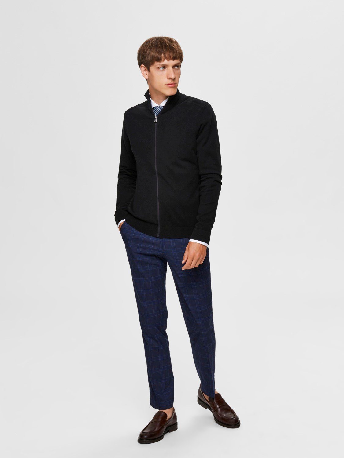 SELECTED HOMME Cardigan Einfarbige Strickjacke Basic günstig online kaufen