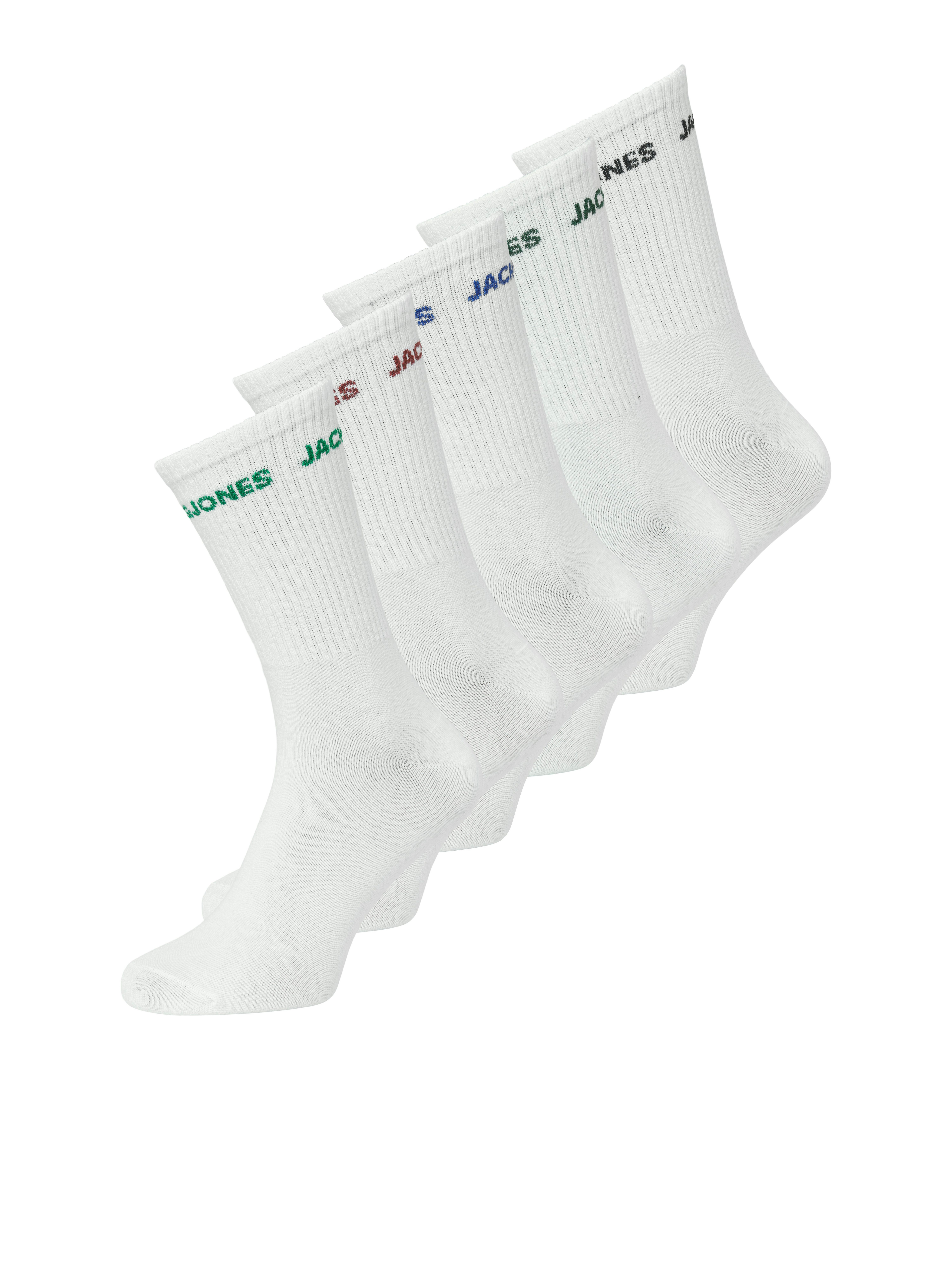 Jack & Jones Tennissocken JACBASIC LOGO TENNIS SOCK 5 PACK NOOS (Packung, 5-Paar)