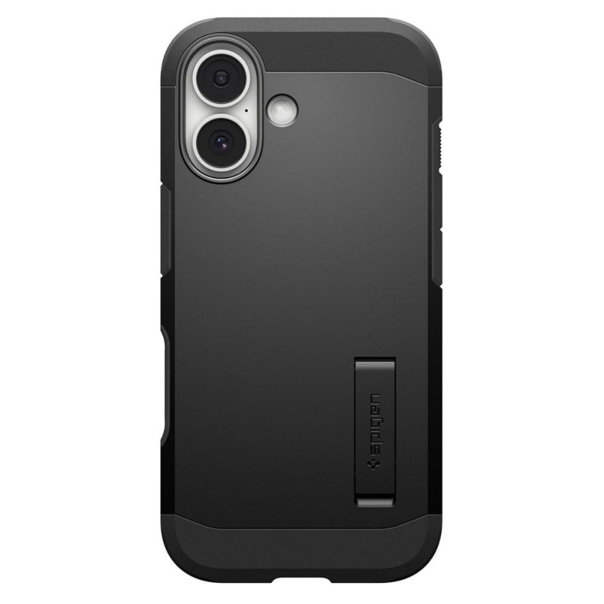 Spigen Handyhülle Tough Armor T Magnetfunktion Kompatibel mit iPhone 17 Schwarz 6,1, verstärkte Rahmengeometrie, Kompatibel mit iPhone 17