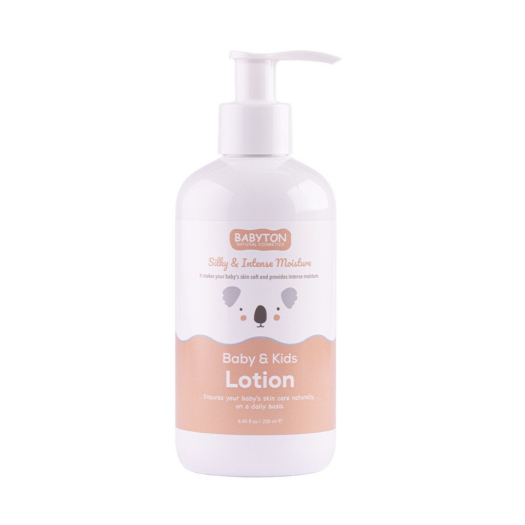 Babyton Körpercreme Babyton Baby & Kids Lotion 250ml, Vegan, Mit Aloe Vera & Sheabutter